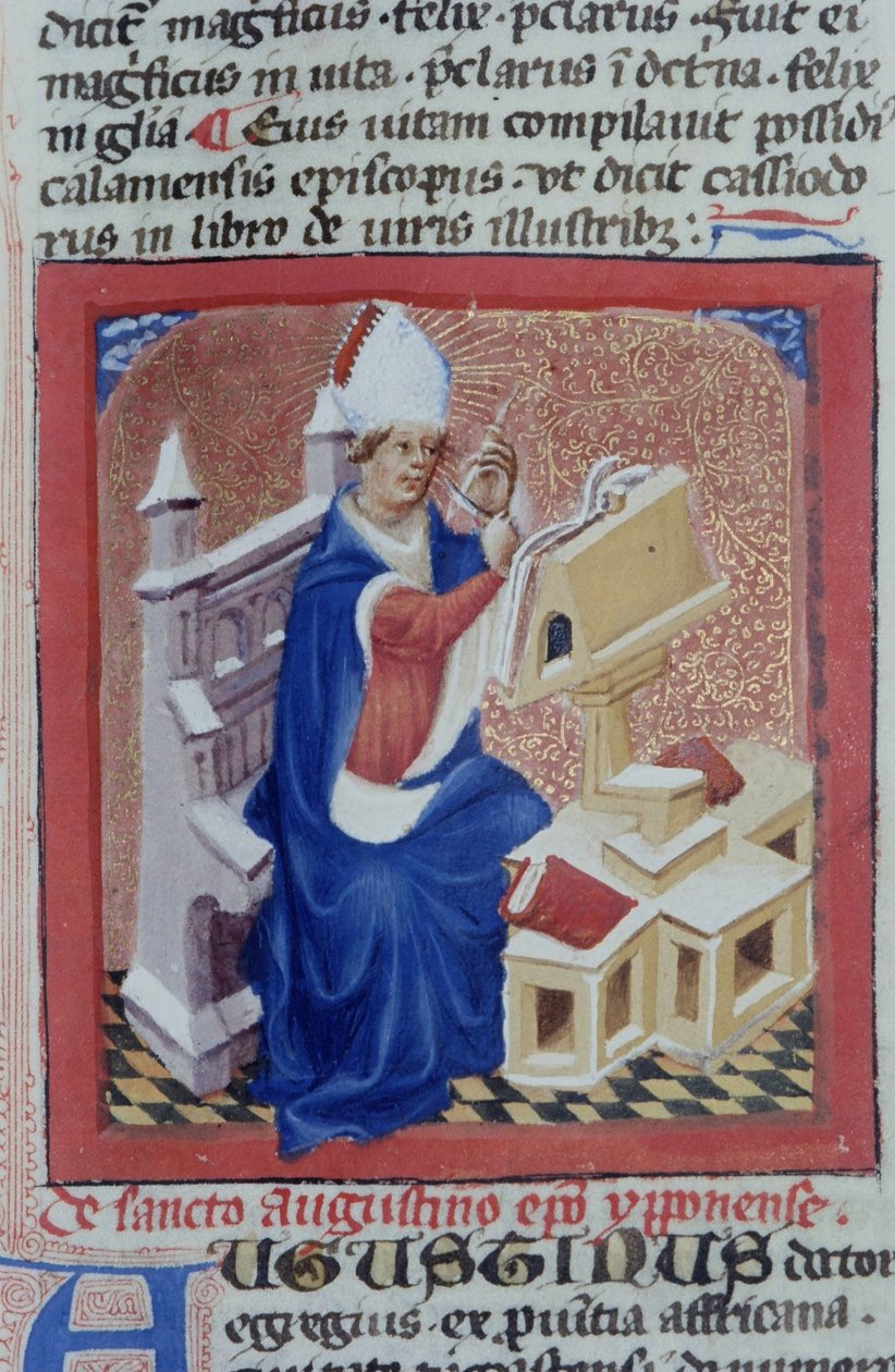 来自布鲁日Legenda Aurea的Gen 1111 Page女士，电话：c.1400-10 作者 佛兰芒学校