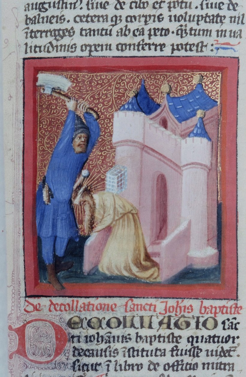 来自布鲁日Legenda Aurea的Gen 1111 Page女士，电话：c.1400-10 作者 佛兰芒学校