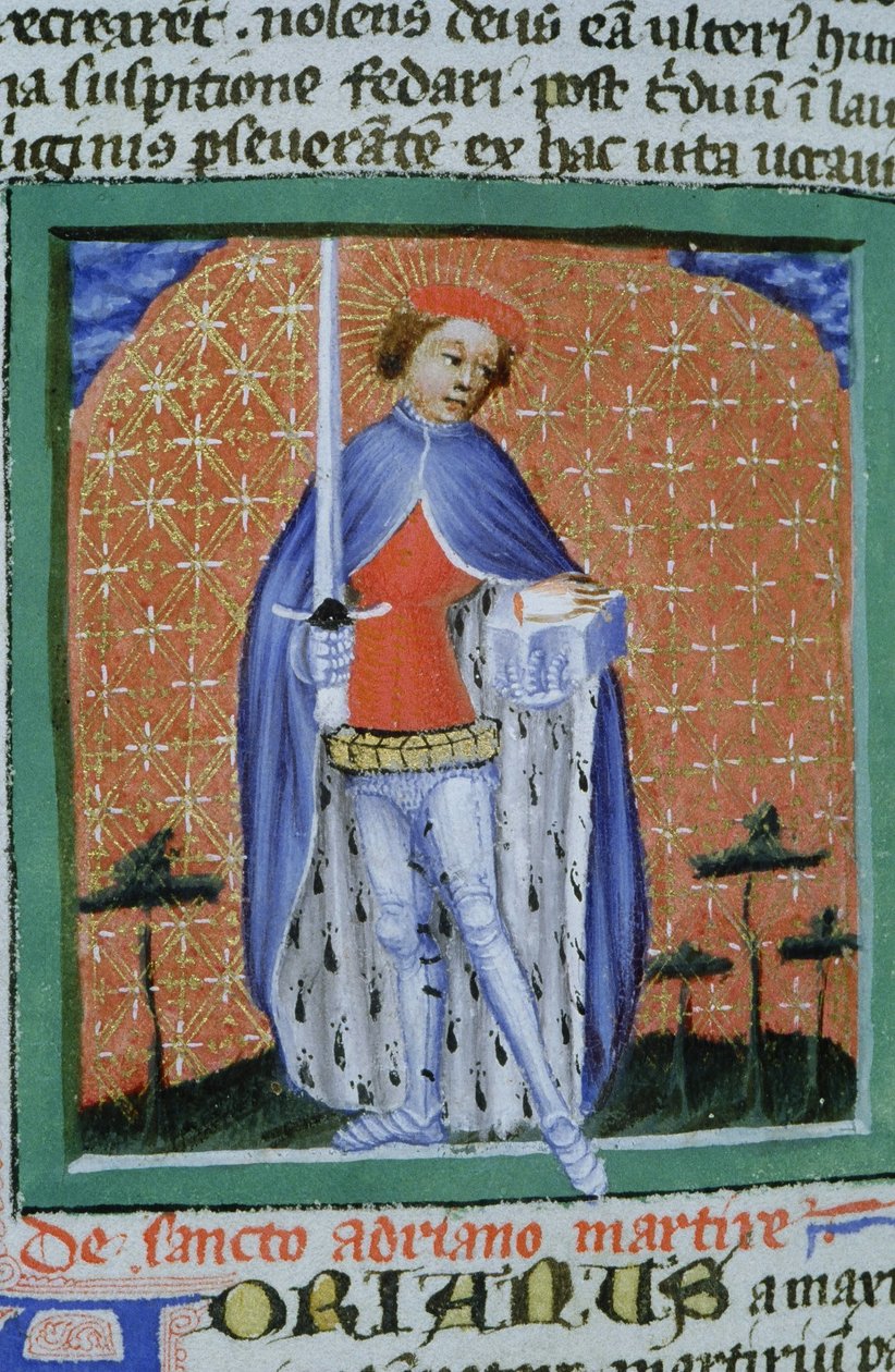 来自布鲁日Legenda Aurea的Gen 1111 Page女士，电话：c.1400-10 作者 佛兰芒学校