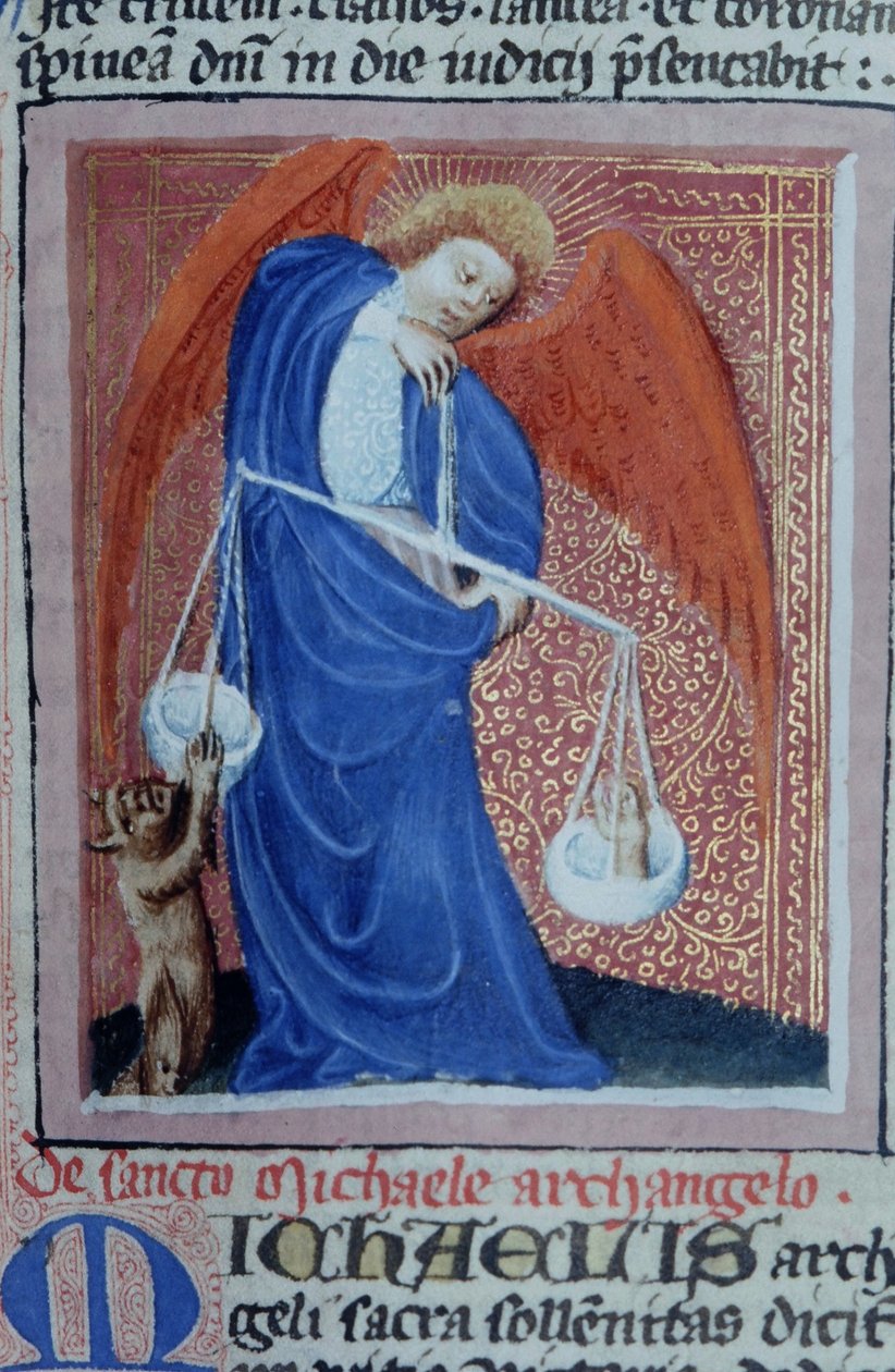 来自布鲁日Legenda Aurea的Gen 1111 Page女士，电话：c.1400-10 作者 佛兰芒学校