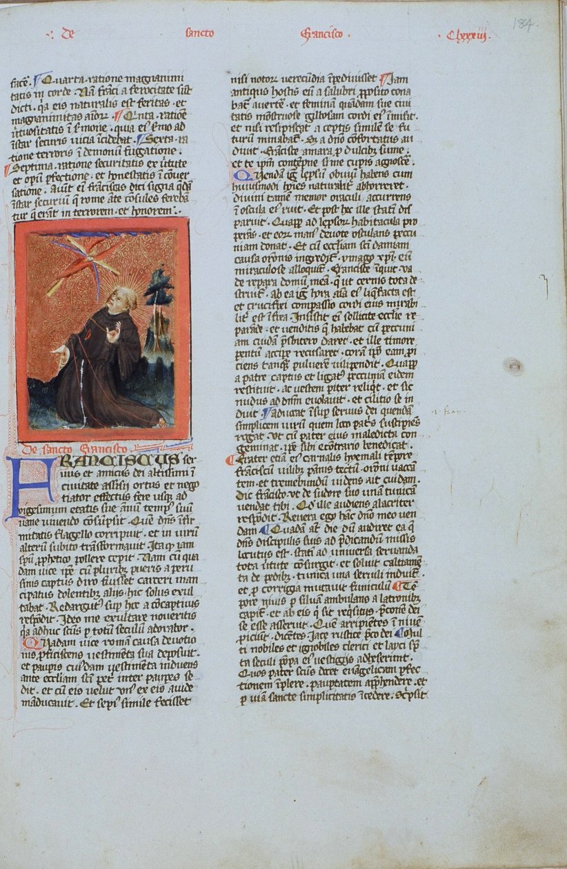 来自布鲁日Legenda Aurea的Gen 1111 Page女士，电话：c.1400-10 作者 佛兰芒学校