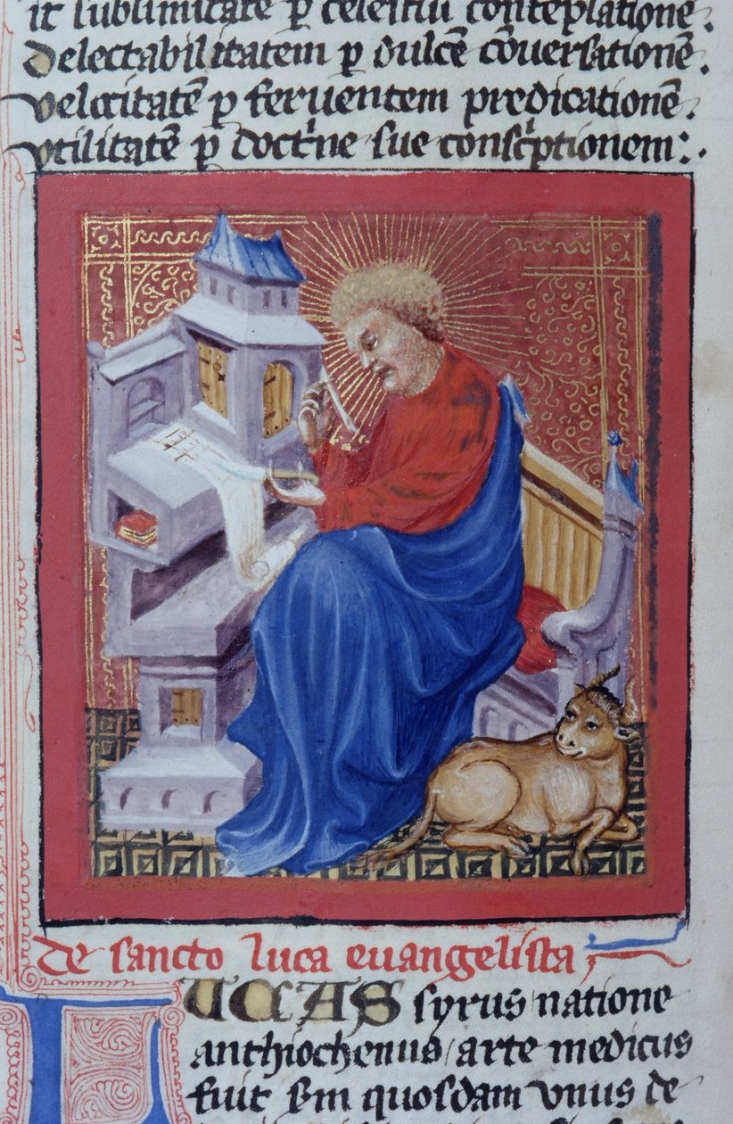 来自布鲁日Legenda Aurea的Gen 1111 Page女士，电话：c.1400-10 作者 佛兰芒学校