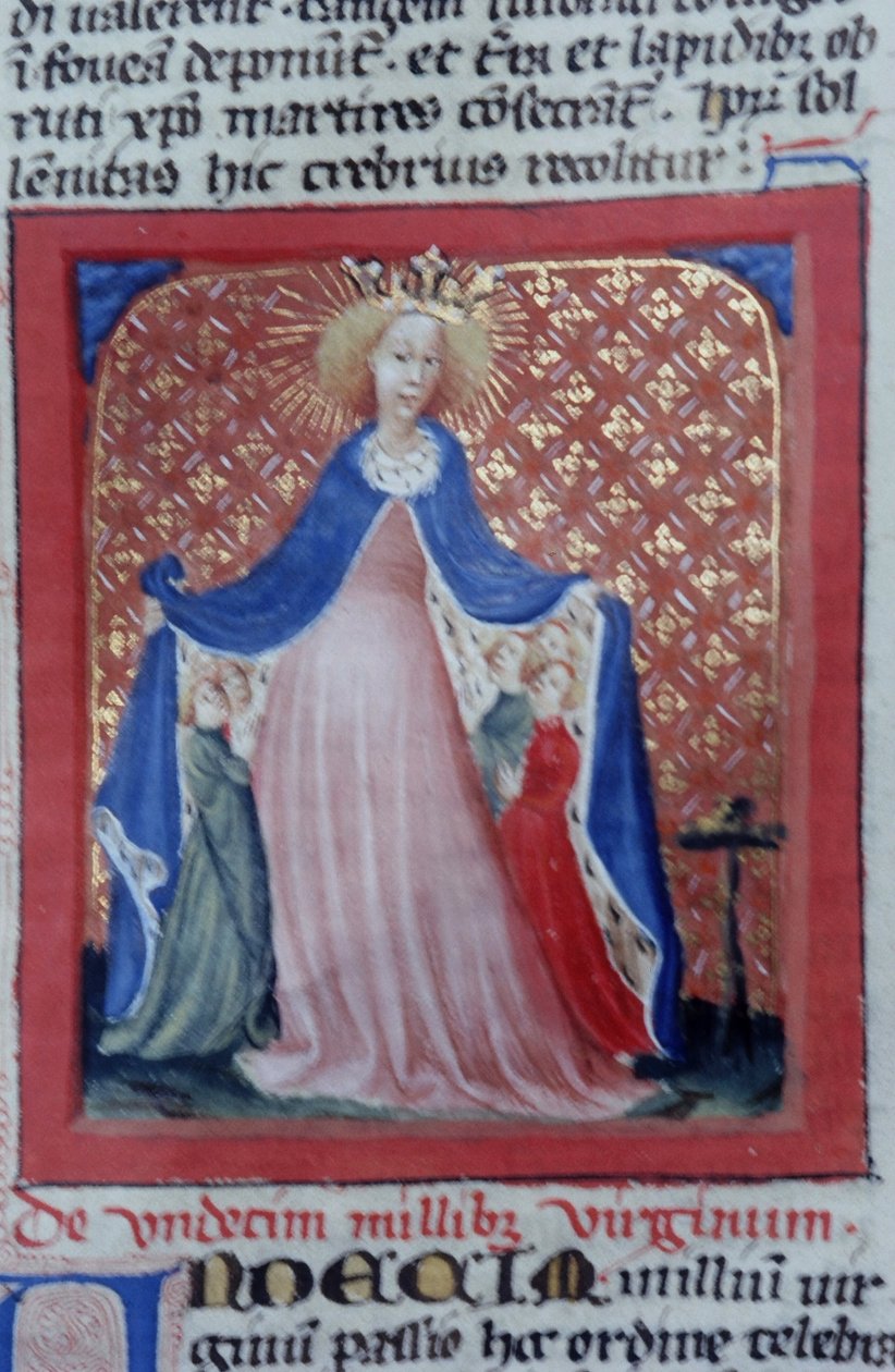 来自布鲁日Legenda Aurea的Gen 1111 Page女士，电话：c.1400-10 作者 佛兰芒学校