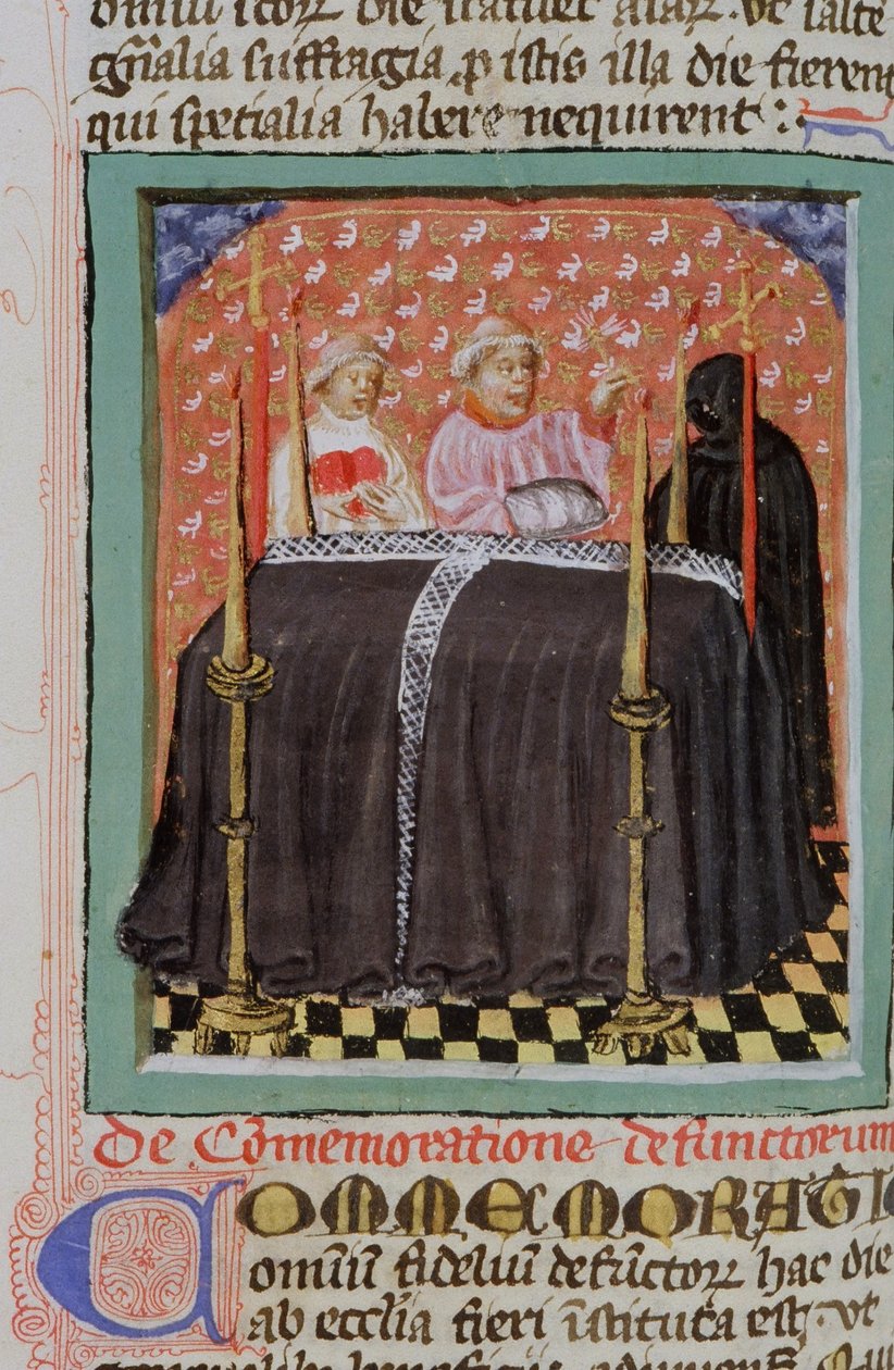 来自布鲁日Legenda Aurea的Gen 1111 Page女士，电话：c.1400-10 作者 佛兰芒学校