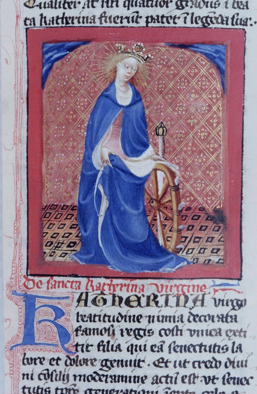 来自布鲁日Legenda Aurea的Gen 1111 Page女士，电话：c.1400-10 作者 佛兰芒学校