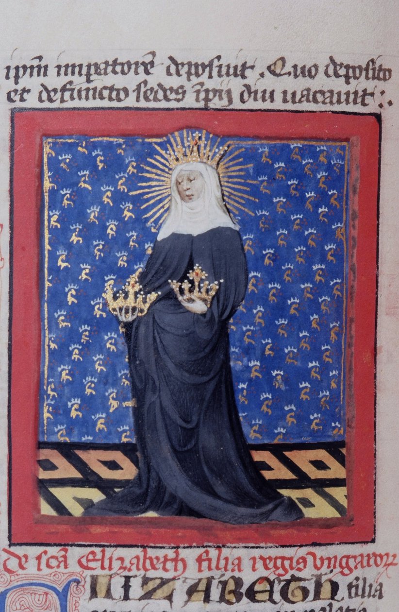 来自布鲁日Legenda Aurea的Gen 1111 Page女士，电话：c.1400-10 作者 佛兰芒学校