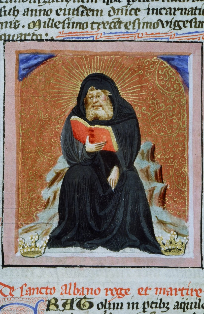 来自布鲁日Legenda Aurea的Gen 1111 Page女士，电话：c.1400-10 作者 佛兰芒学校