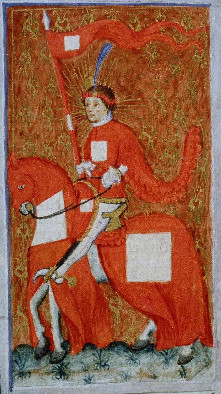 来自布鲁日Legenda Aurea的Gen 1111 Page女士，电话：c.1400-10 作者 佛兰芒学校