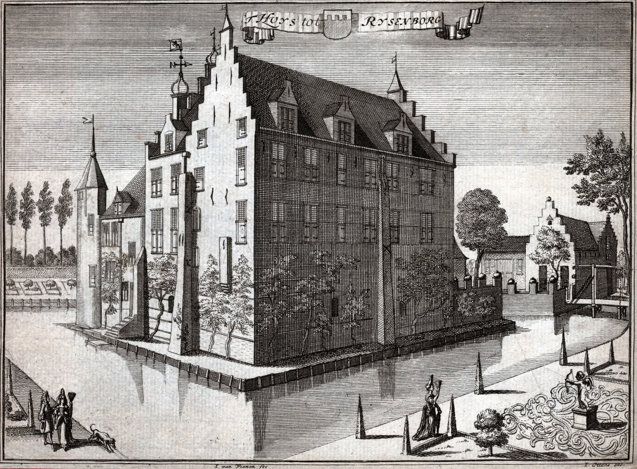 Rijsenburg Castle. (engraving 作者 佛兰芒学校