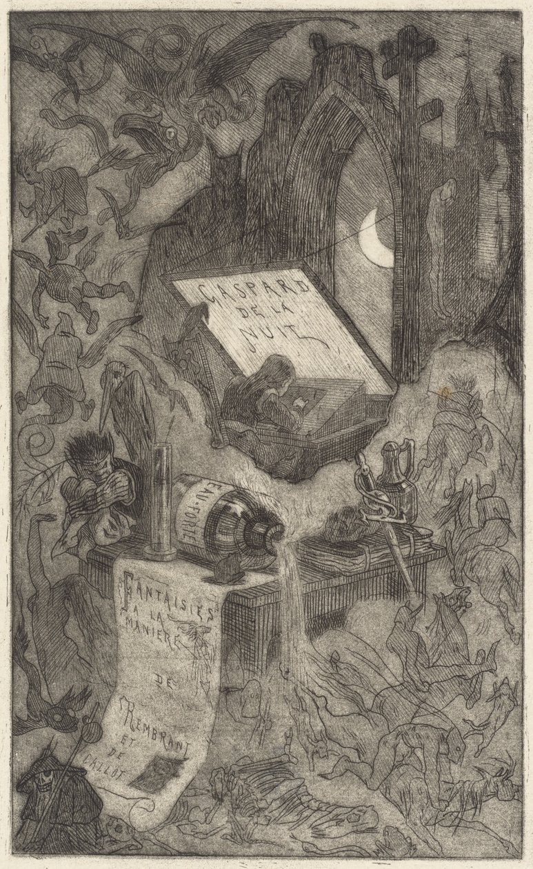 Gaspard de la Nuit, 1868年。 作者 费利西安罗普斯