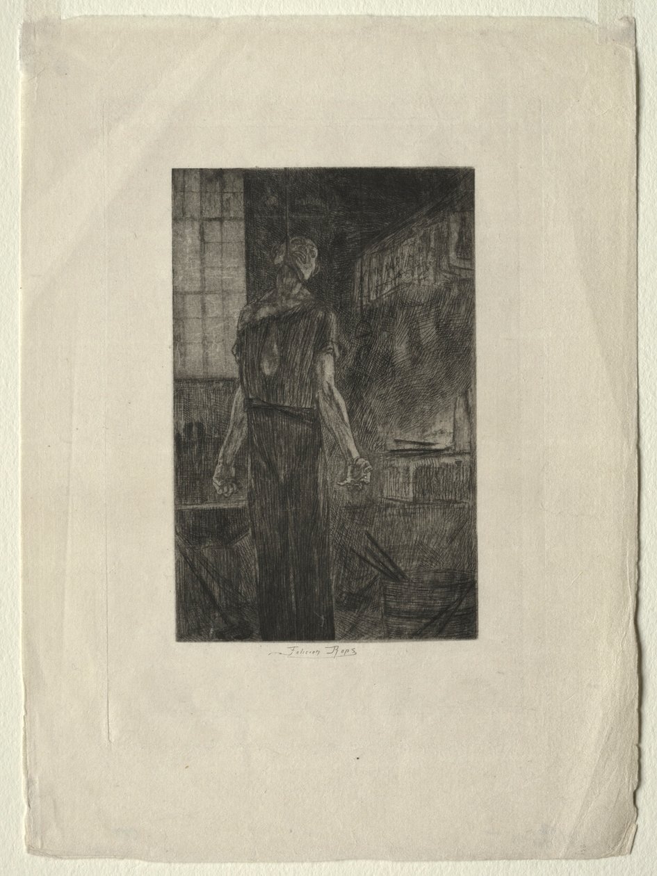 Levallois-Perret的绞刑c。 1880年。 作者 费利西安罗普斯
