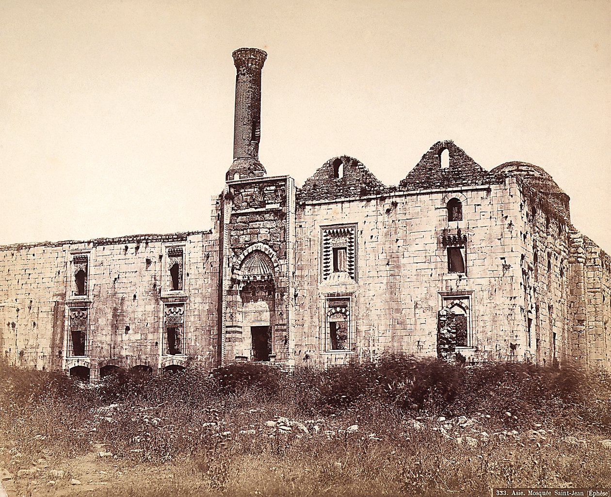圣约翰大教堂于 1330 年在土耳其以弗所改建为清真寺 作者 菲利克斯邦菲尔斯