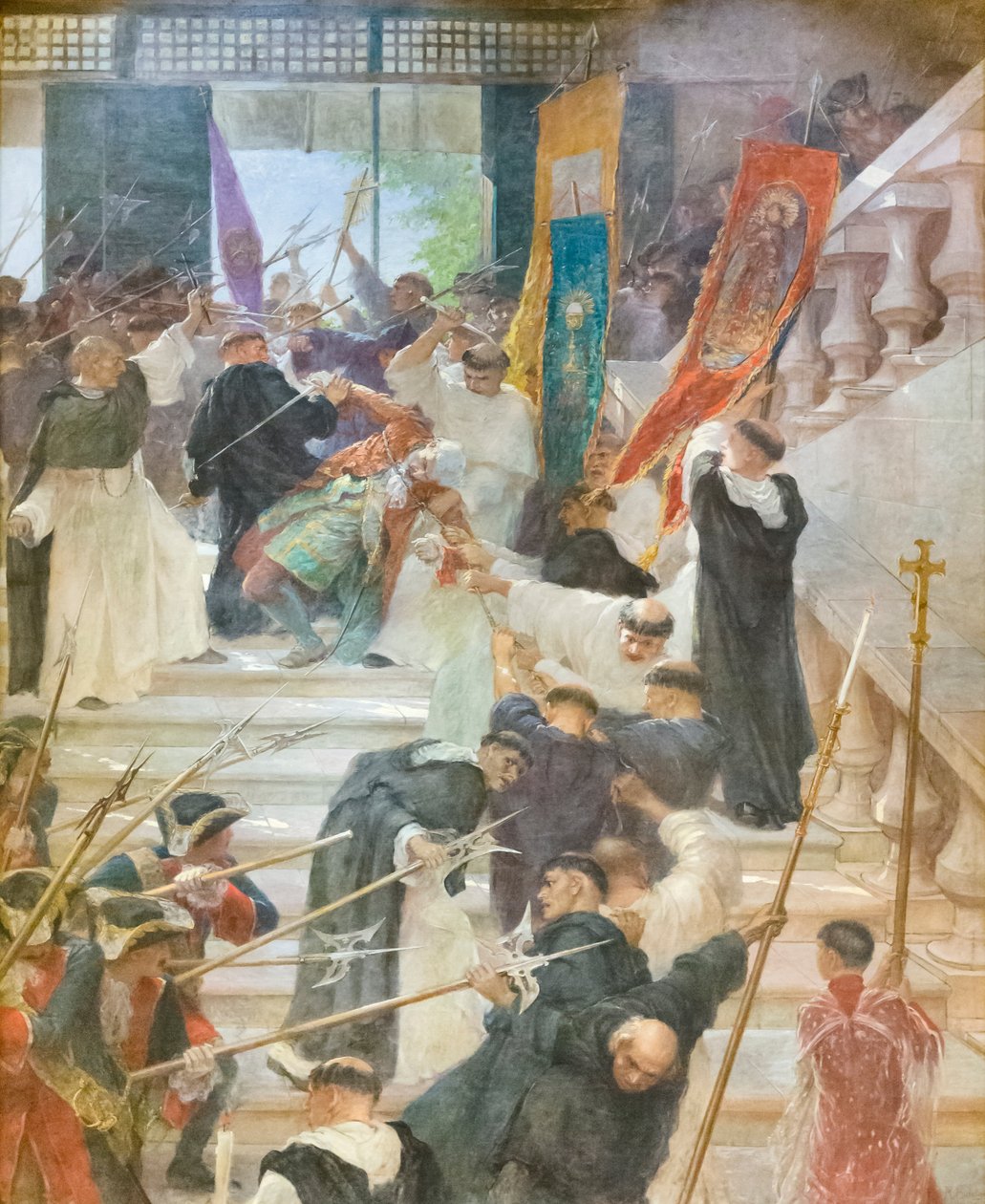 布斯塔曼特州长遇刺事件 作者 Felix Resurreccion Hidalgo y Padilla