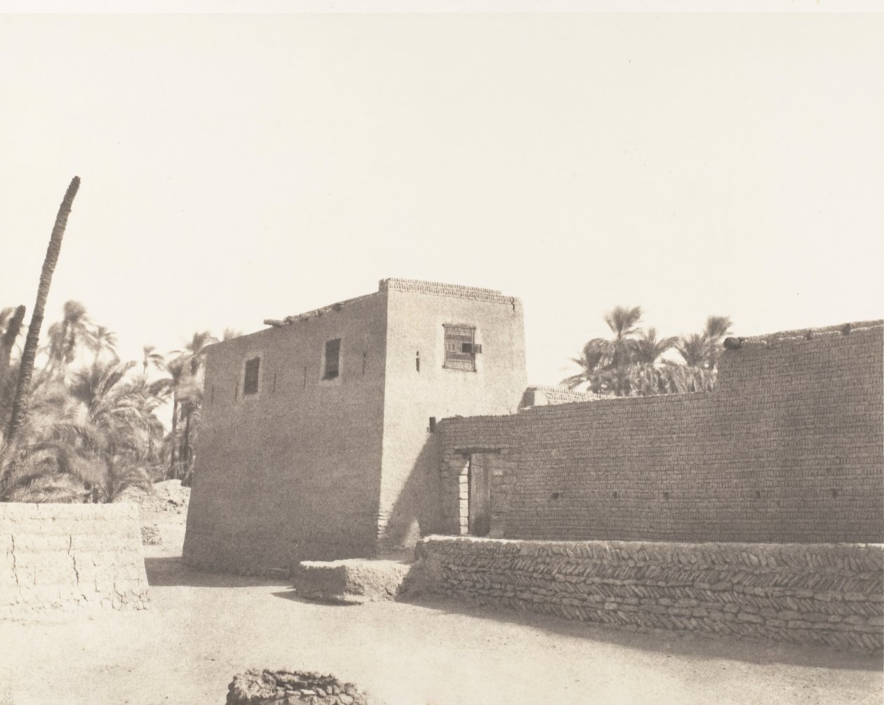 Deir，Carrefour和Habitation Particulière，1851-52，1853-54印刷。 作者 费利克斯·泰纳德
