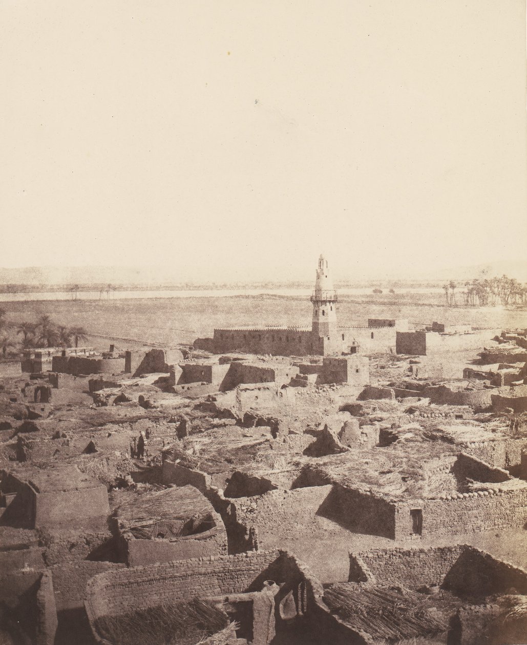 埃德福，《城市展望》，《Plateforme Centrale du Py...》，1851-52年，1853-54年印刷。 作者 费利克斯·泰纳德