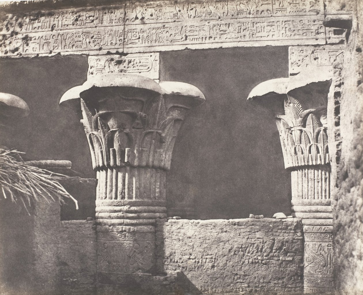 Esneh Latopolis, Construction Ensablée - Architrave, Futs, et Chapit..., 1851-52, 1853-54印刷。 作者 费利克斯·泰纳德