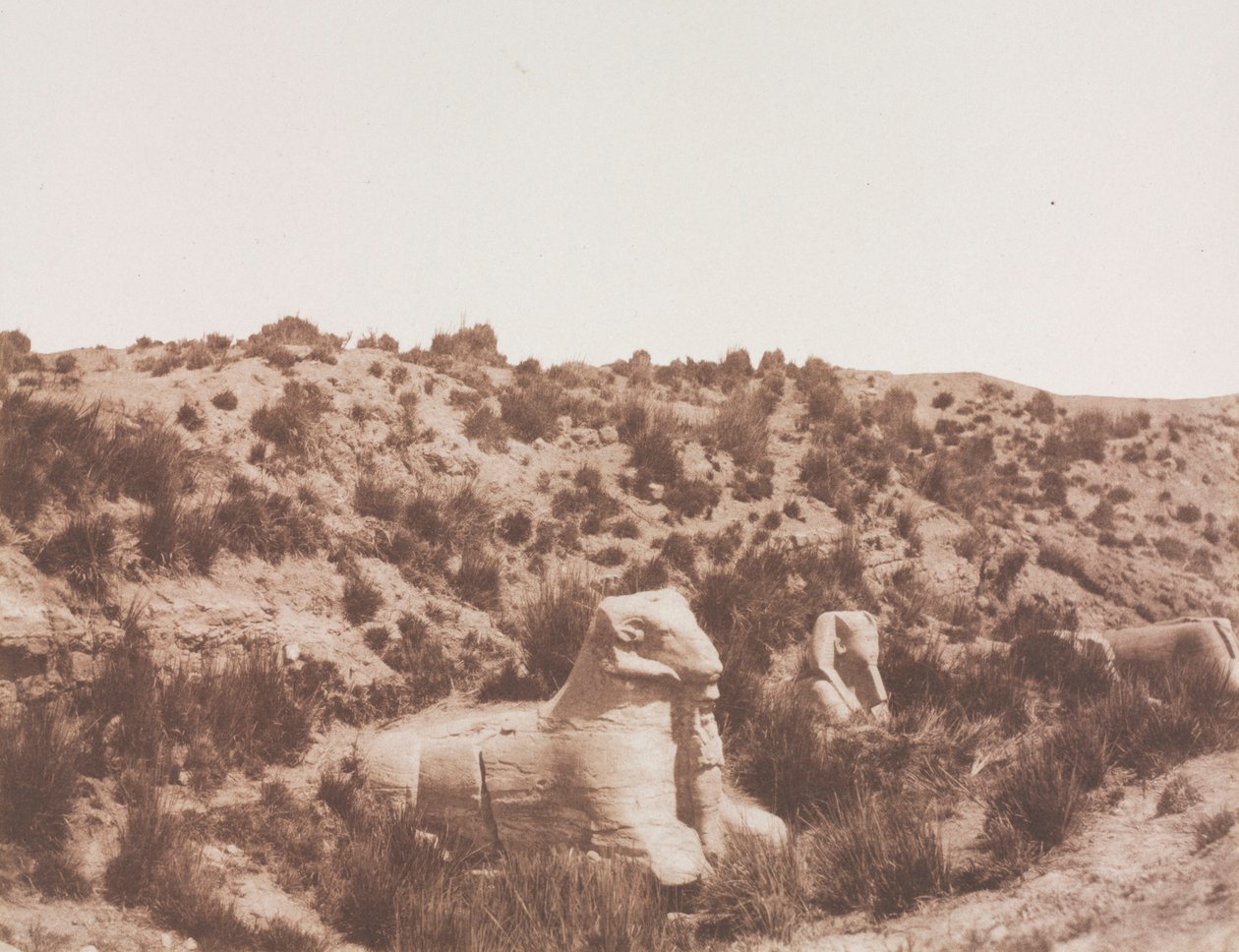 卡纳克底比斯，1851-1852。 作者 费利克斯·泰纳德