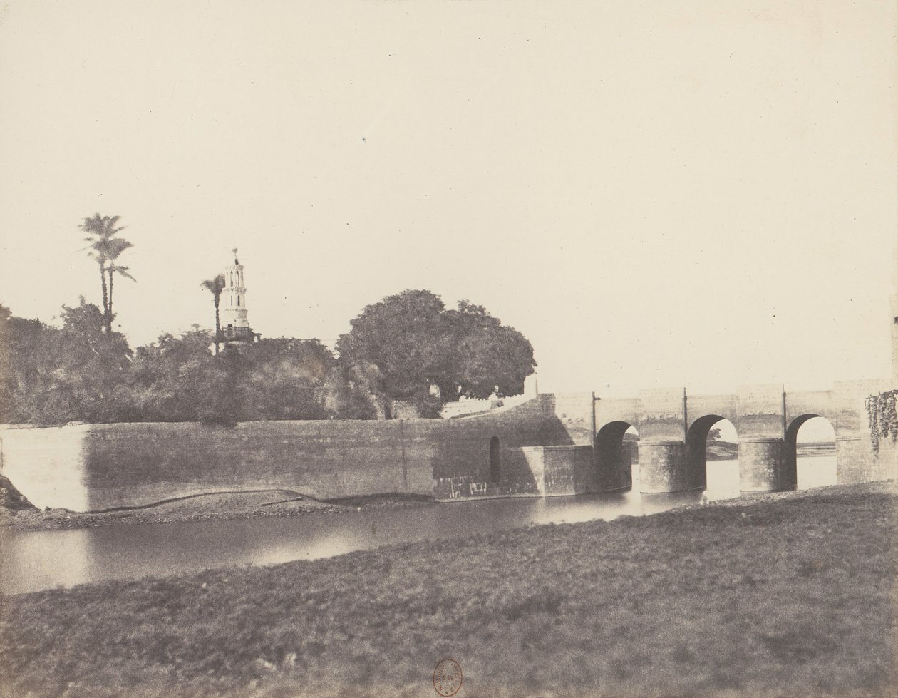 Syout, Pont Sur le Grand Canal, 1851-52, 1853-54年印刷。 作者 费利克斯·泰纳德