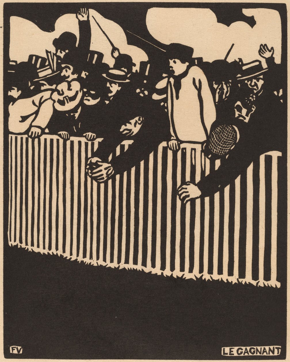Le Gagnant The Winner, 1898 作者 费利克斯瓦洛通