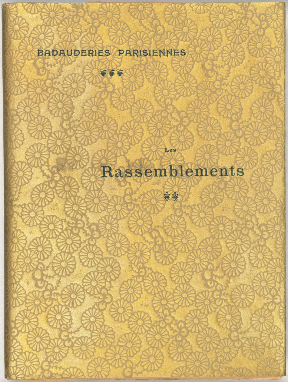 Badauderies parisiennes: Les Rassemblements, 1896. 作者 费利克斯·瓦尔洛顿