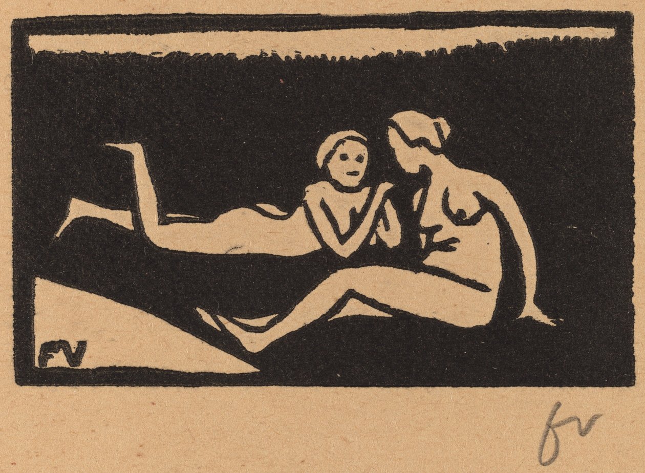 草地上的沐浴者 Baigneuses étendues sur l