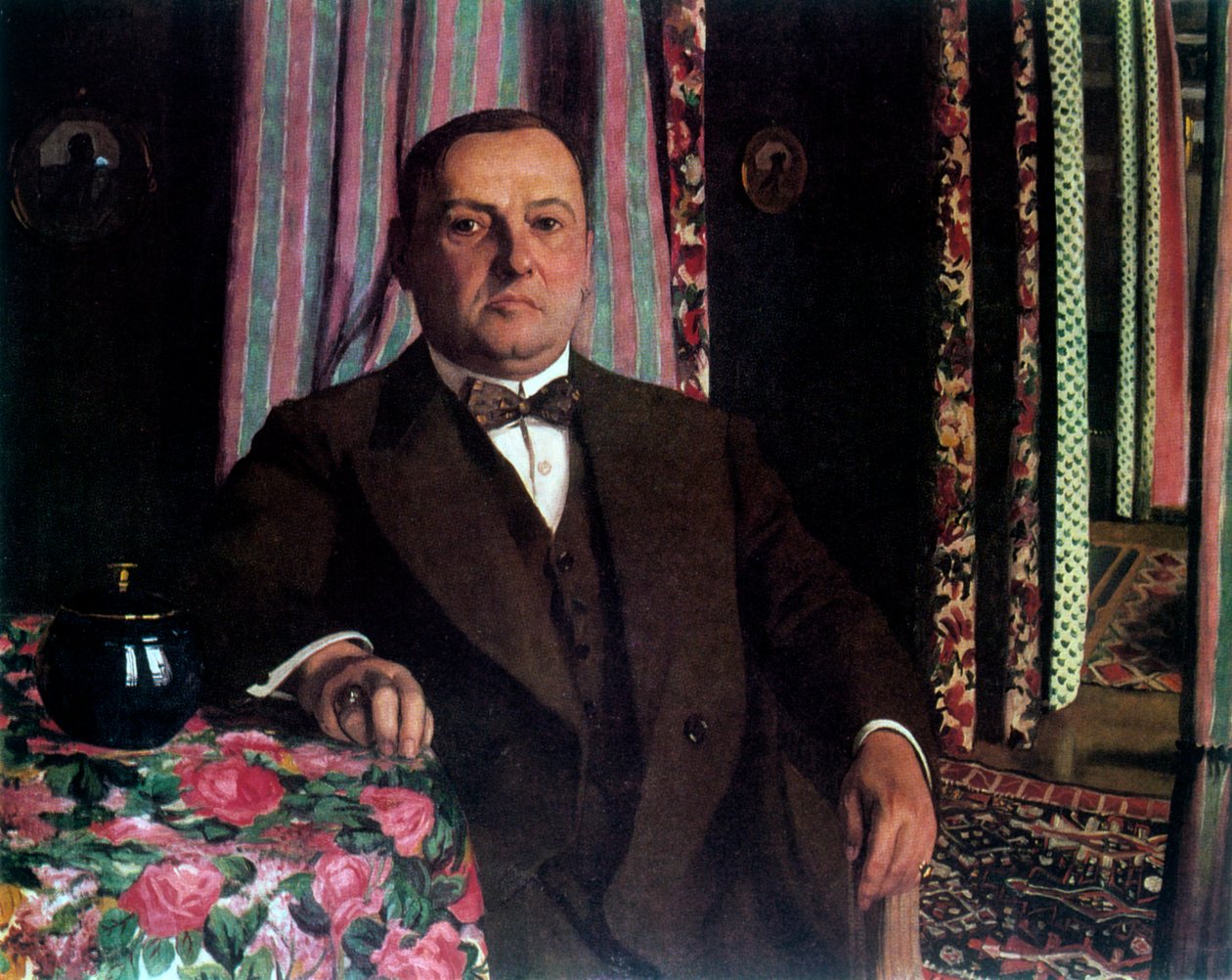 Georg E. Haasen的肖像》，1913年。   作者 费利克斯·瓦尔洛顿