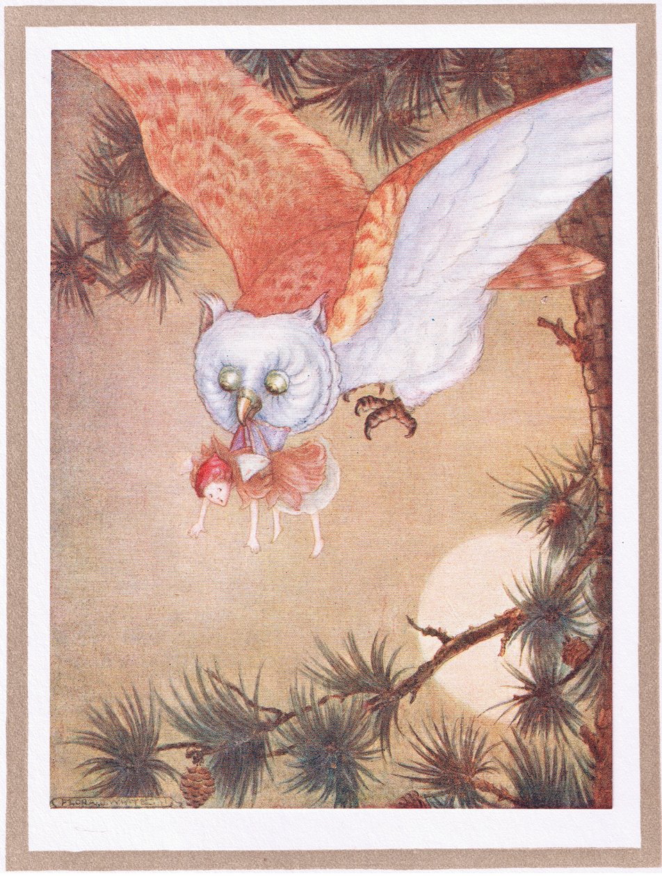 仙女感觉到了尖锐的啃咬 （彩色石版画） 作者 弗洛拉·怀特