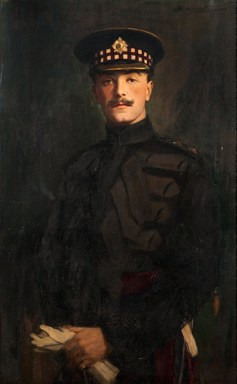 爱德华·赫尔斯爵士的肖像，c.1910 作者 弗洛伦斯·阿普顿
