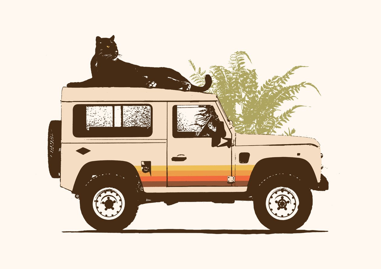 Black Panther on Car 作者 弗洛伦德·博达特