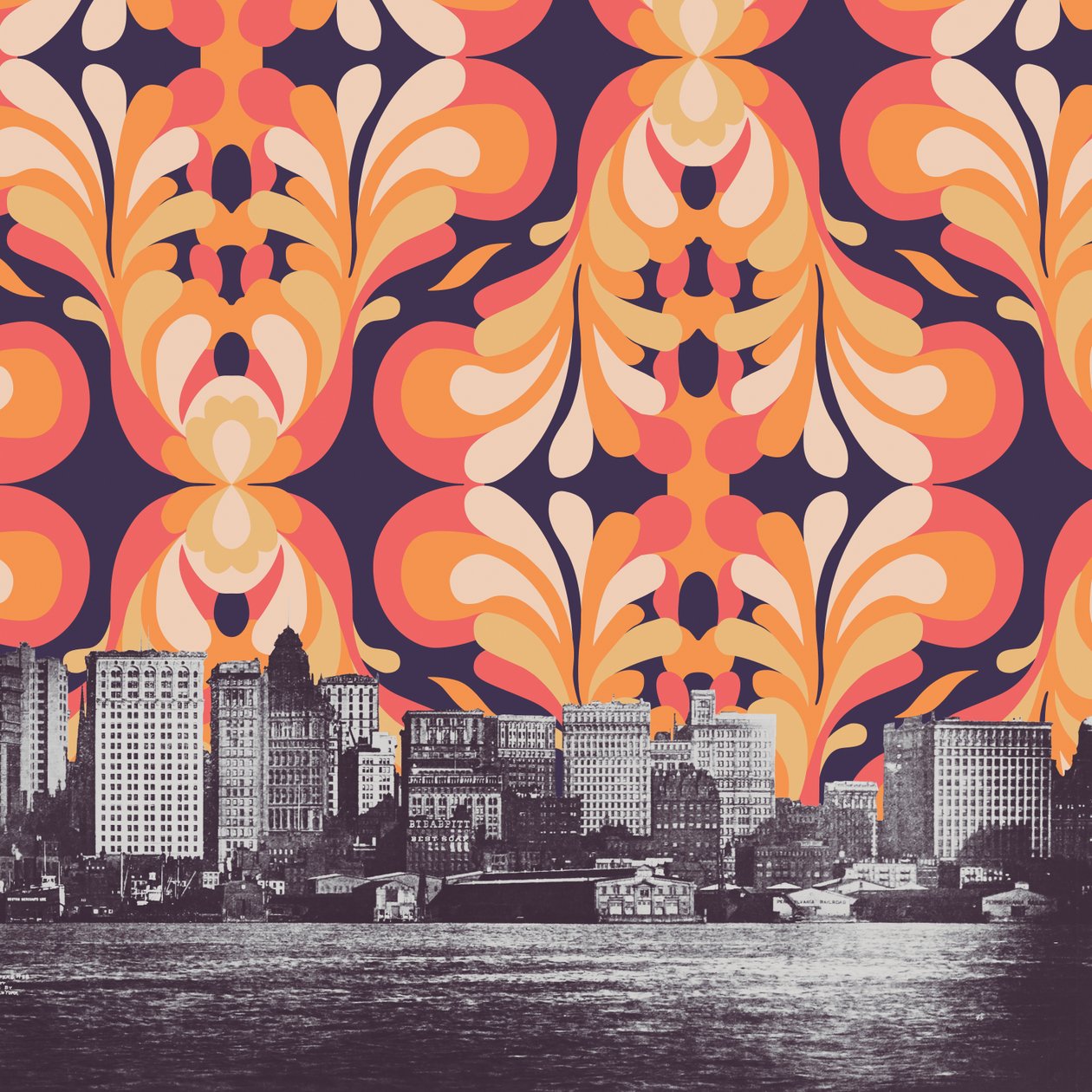 Colorful sky above New York 作者 弗洛伦德·博达特