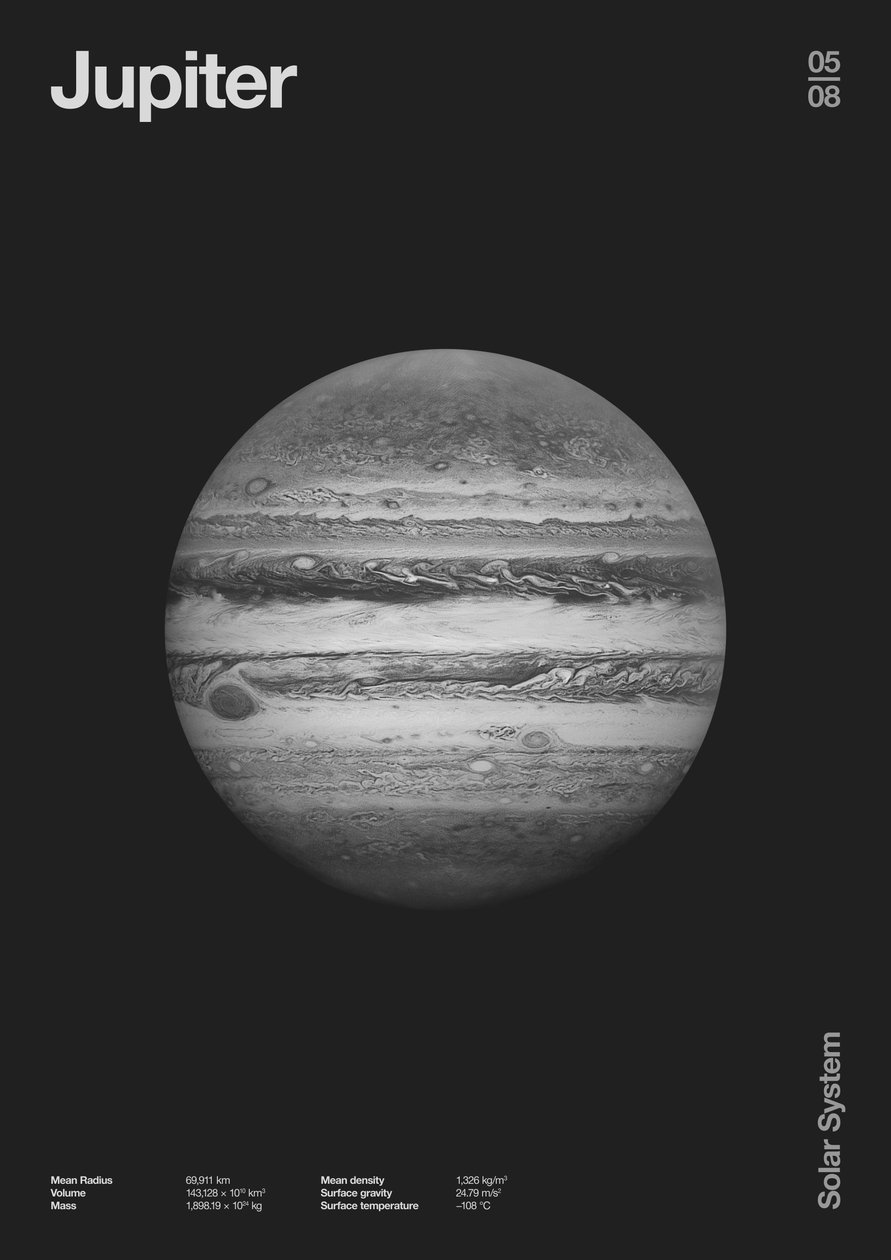 木星：极简行星 Datas，2023 年（数字版） 作者 弗洛伦德·博达特