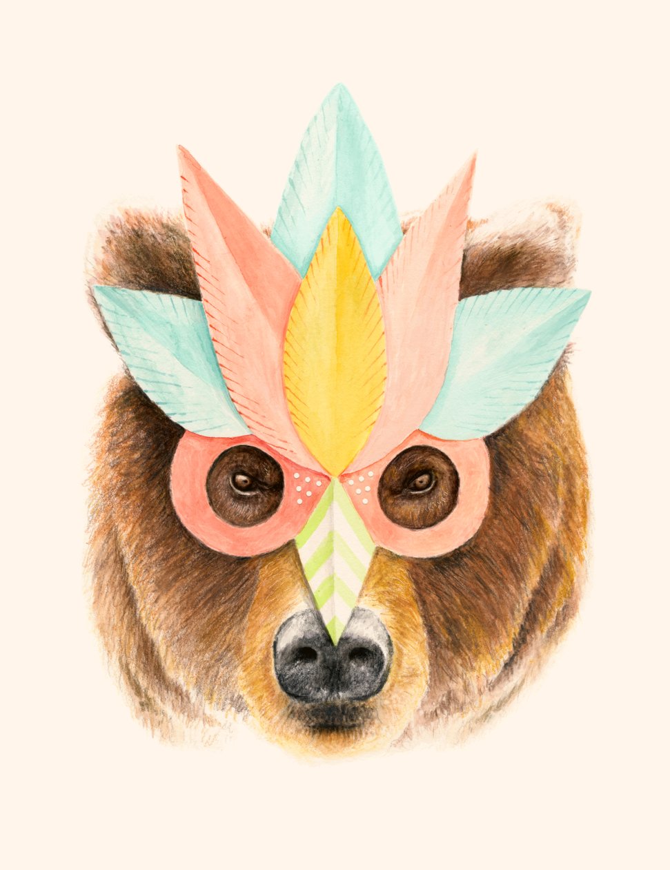 The Bear with the Paper Mask 作者 弗洛伦德·博达特