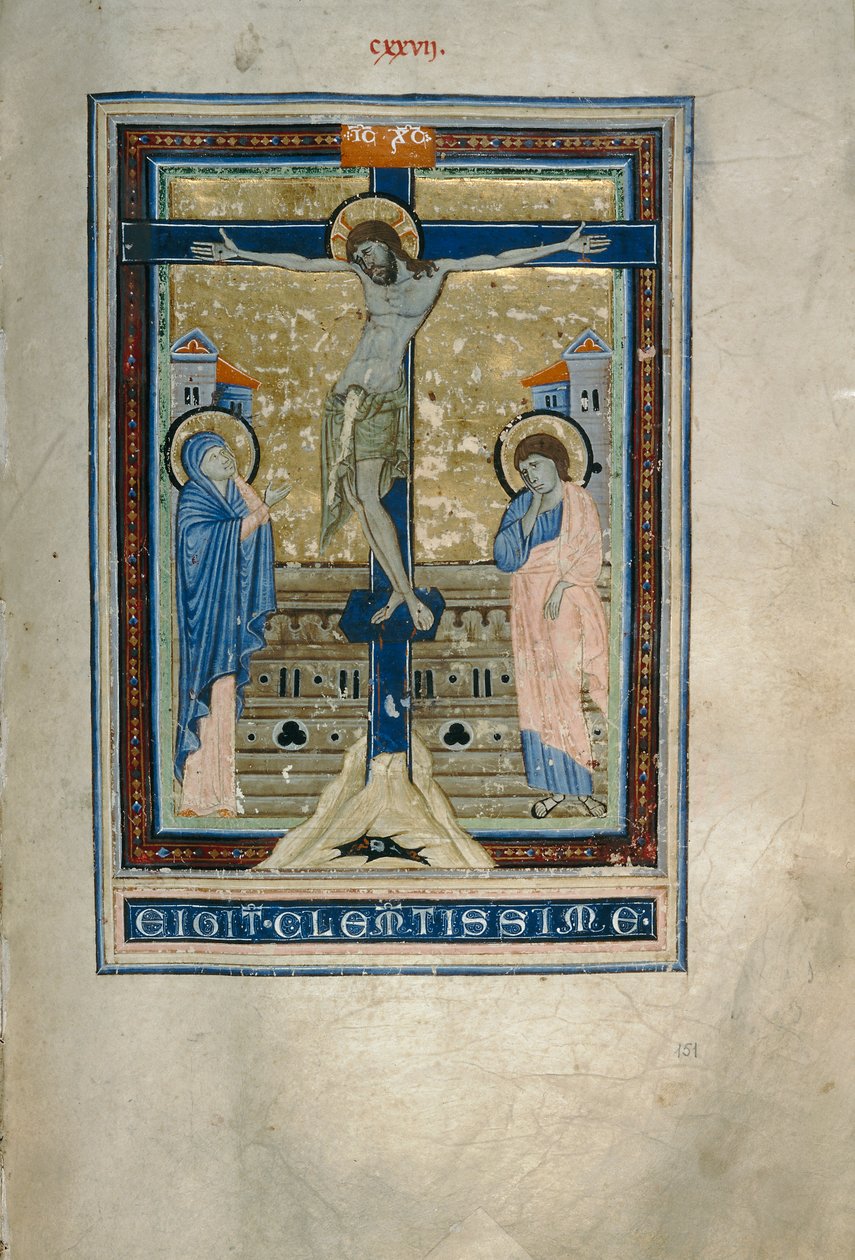 受难 (Cod. Conventi Suppressi, ms. 233, c. 151) 作者 佛罗伦萨学校