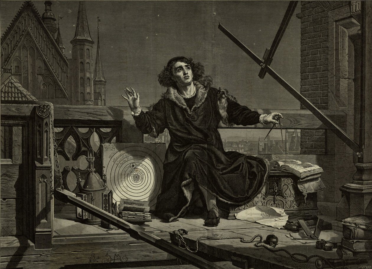 Nicolaus Copernicus After Jan Matejko, 1874. 作者 弗洛里安·斯坦尼斯拉夫·辛克