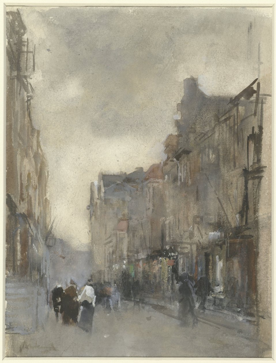 海牙街景 作者 Floris Arntzenius（艺术家签名）