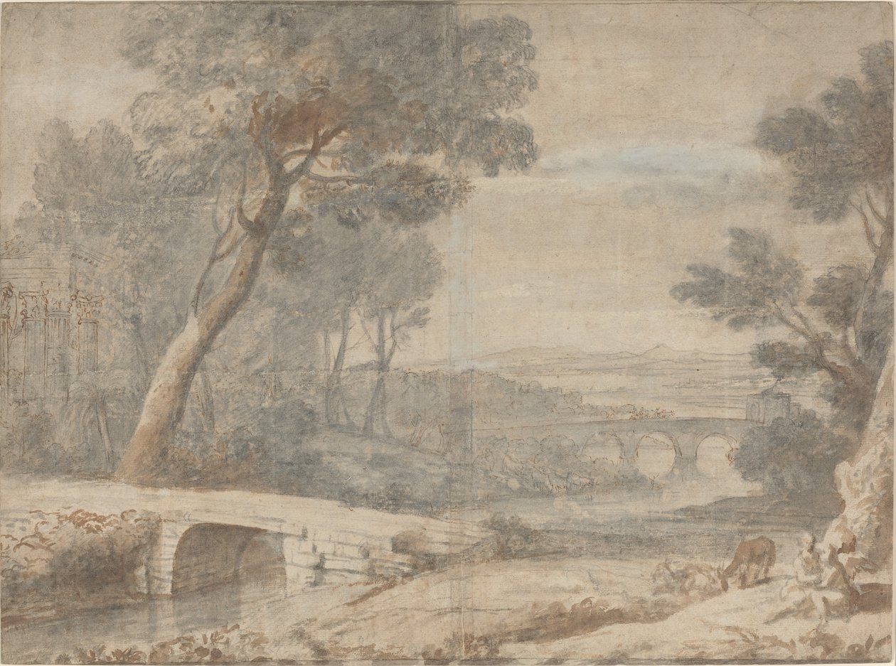 飞往埃及的其余部分 作者 克劳德·洛兰（Claude Lorrain）的追随者