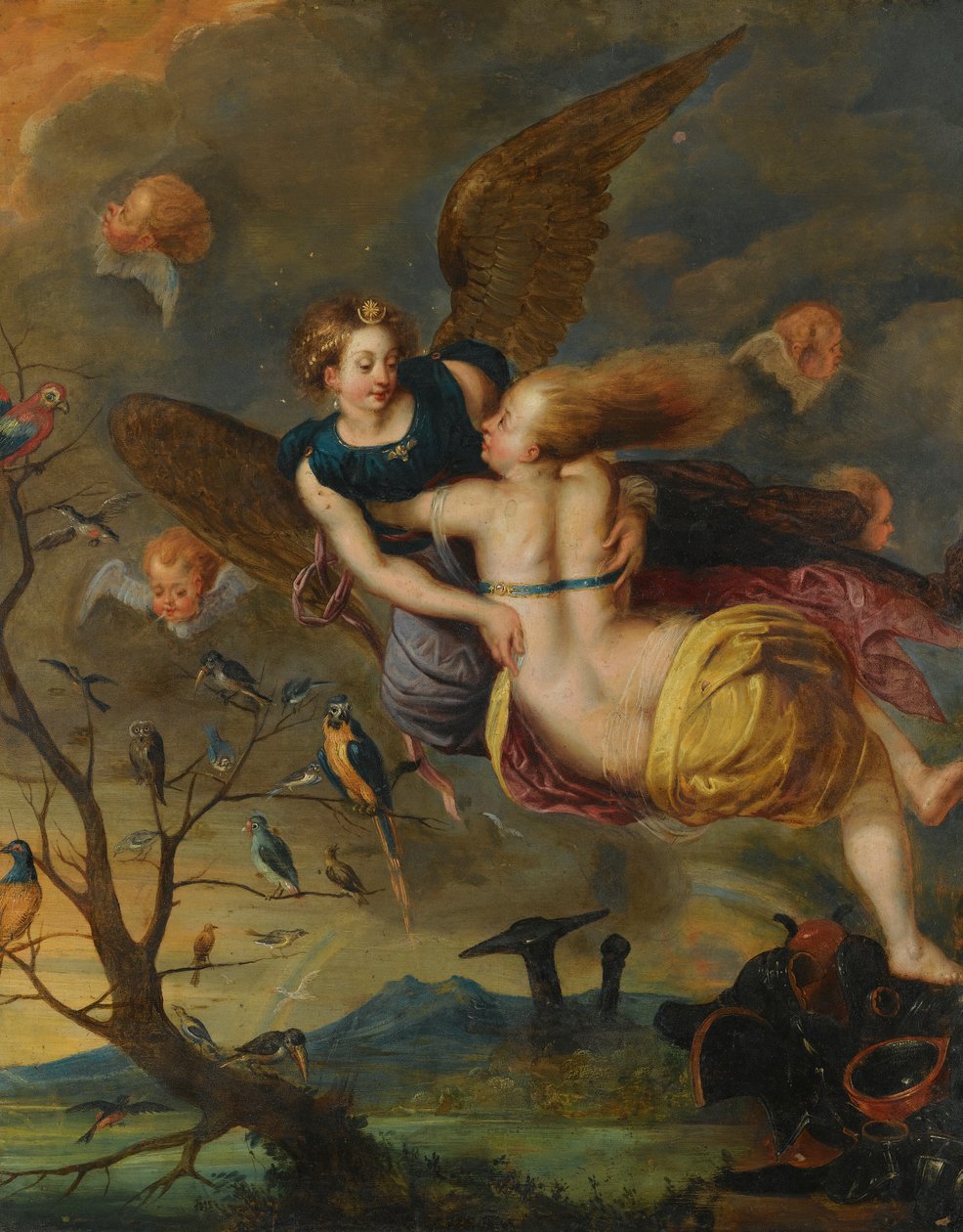 空气的寓言 作者 扬·布鲁格（Jan Brueghel）的追随者
