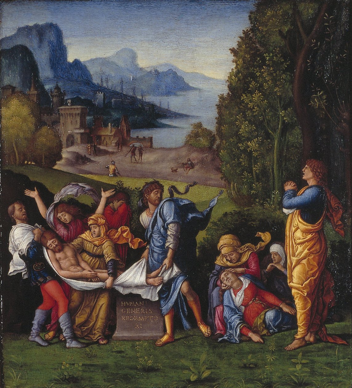 荷兰语：基督的安葬 基督的安葬 作者 Andrea Mantegna 的追随者