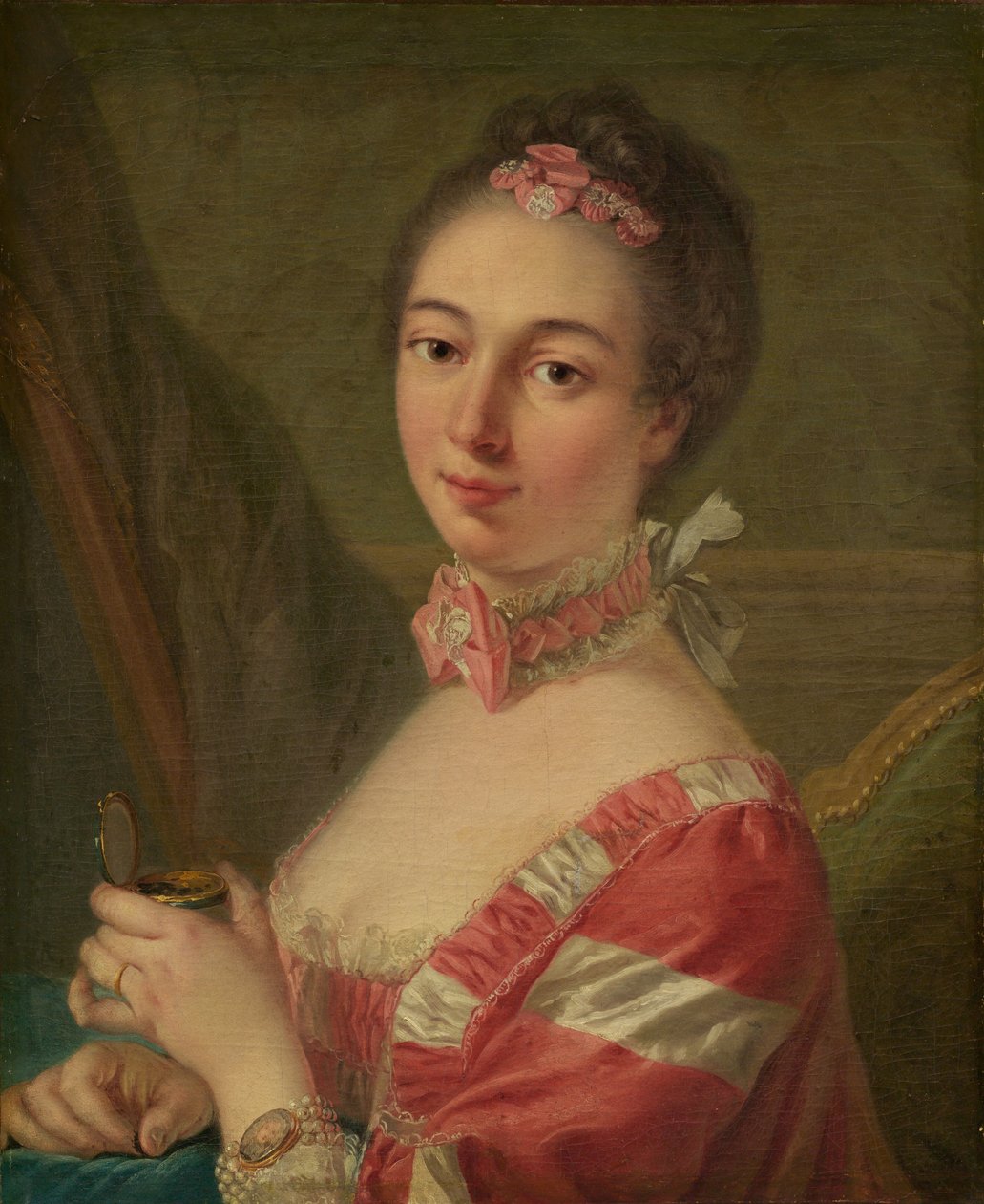 一位女士的画像 作者 Louis Michel Van Loo 的追随者