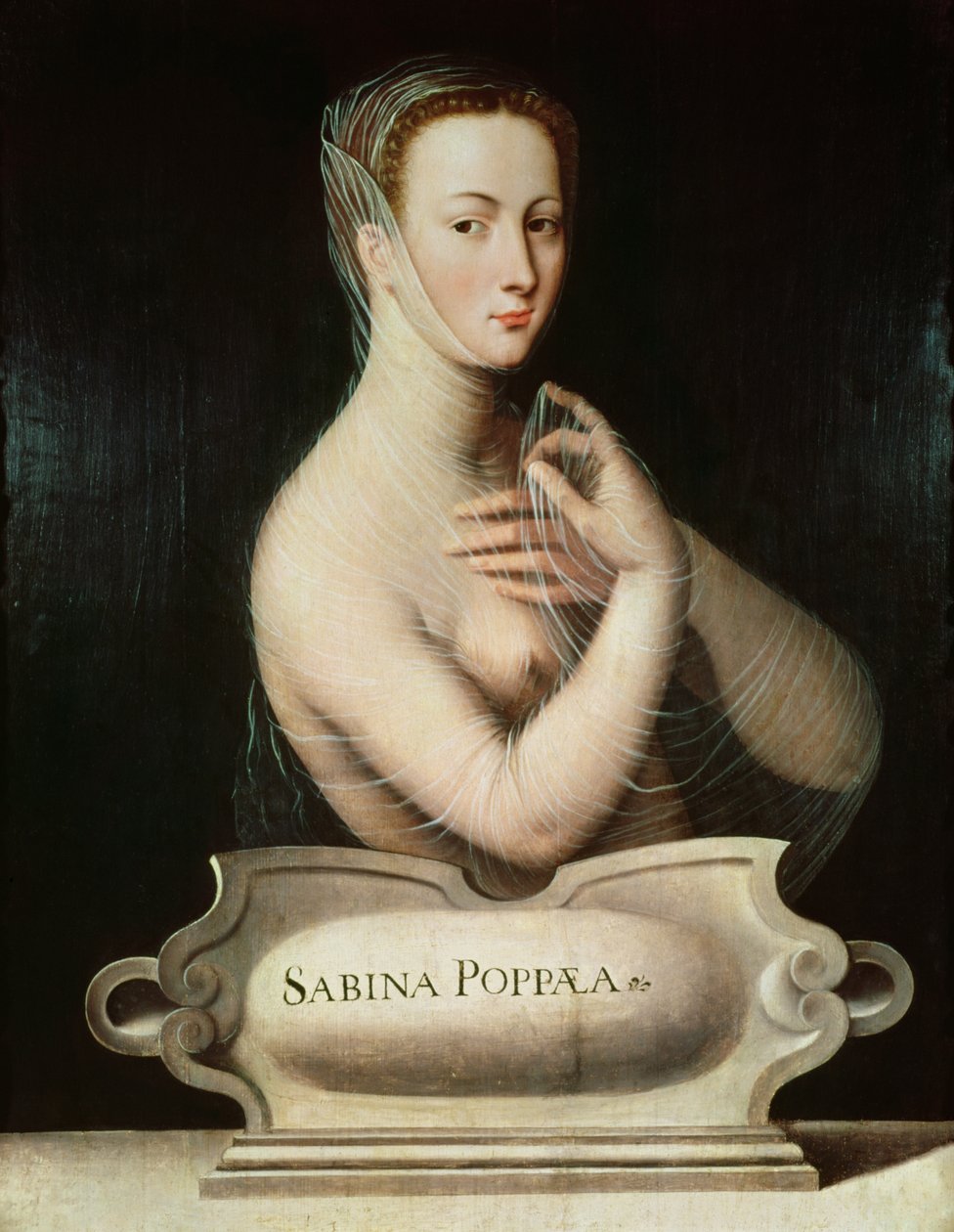 Sabina Poppaea，1570年 作者 枫丹白露学校