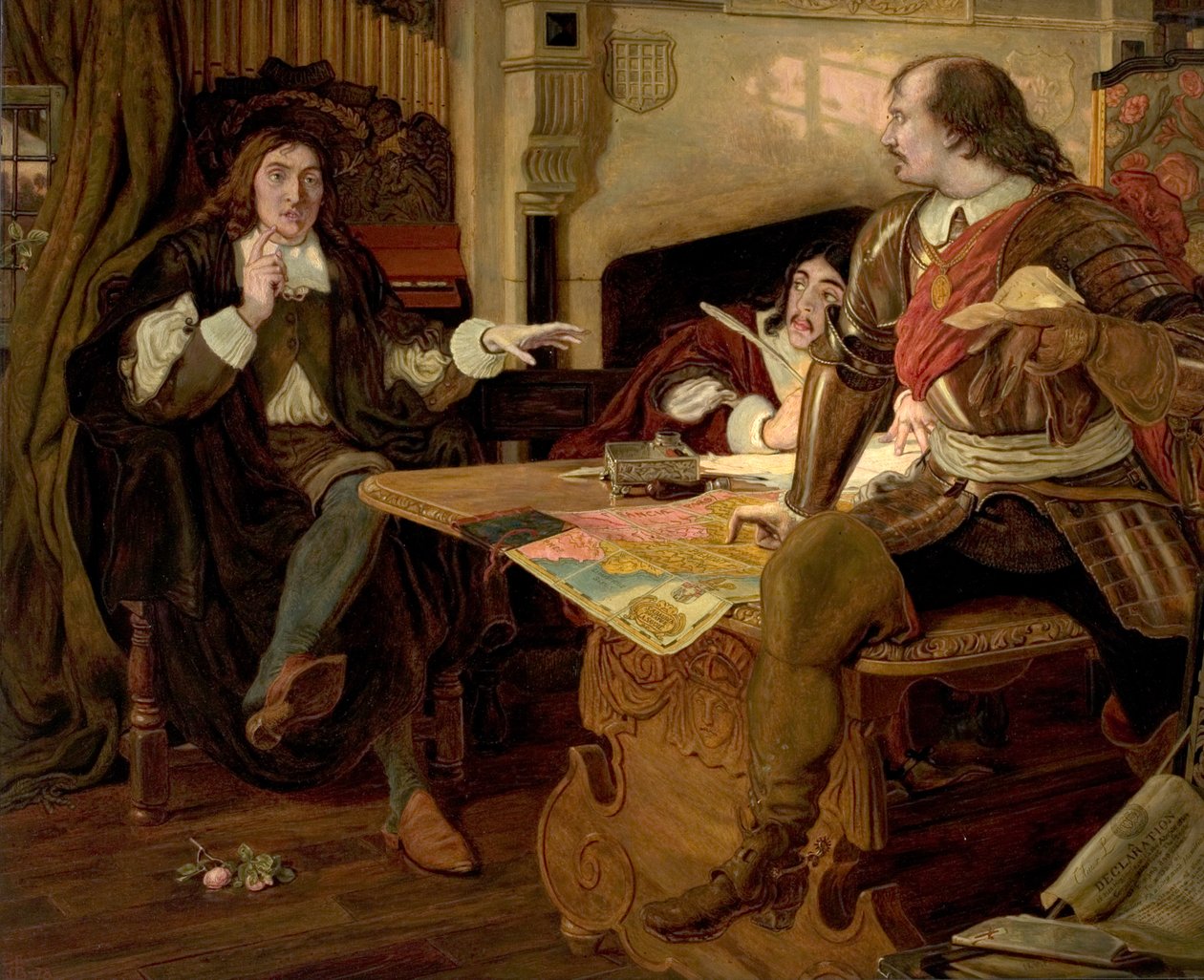 1877年Vaudois的克伦威尔保护者 作者 福特·马多克斯·布朗