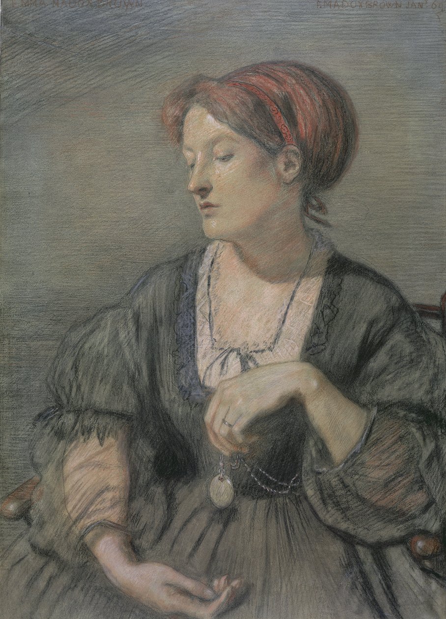 Emma Madox Brown（1829-90）1869（粉彩） 作者 福特·马多克斯·布朗