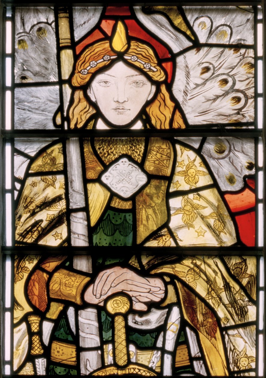Archangel Uriel，1862年（彩色玻璃） 作者 福特·马多克斯·布朗