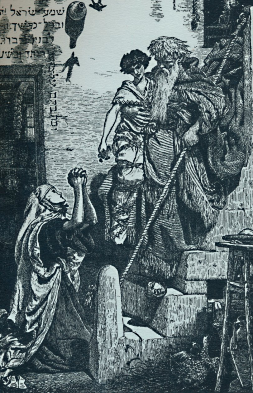 以利亚和寡妇儿子，c1840-1890，1923年 作者 福特·马多克斯·布朗