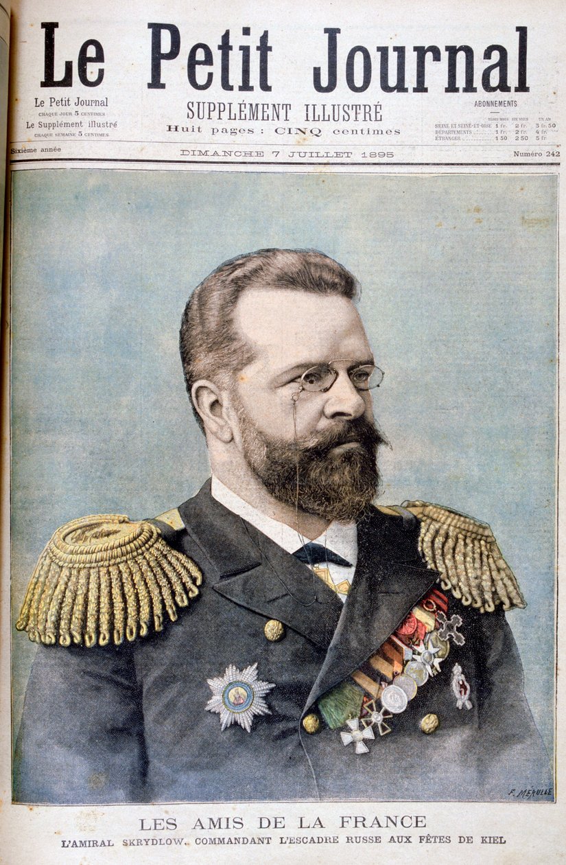 海军上将尼古拉·斯克里德洛夫（Nikolai Skrydlov），1895年 作者 福尔莫内