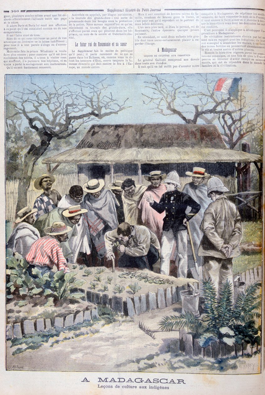 马达加斯加土著人民的农业课程，1897年 作者 福尔莫内
