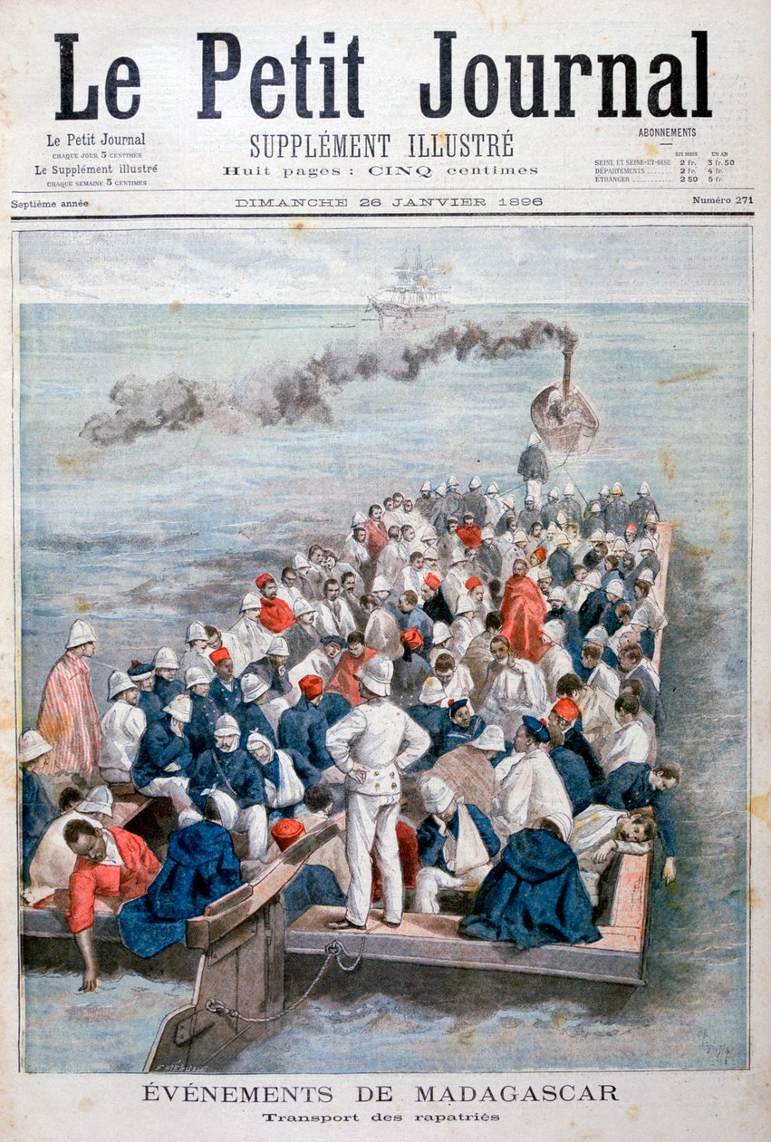 马达加斯加的活动：1896年法国军队的遣返 作者 福尔莫内