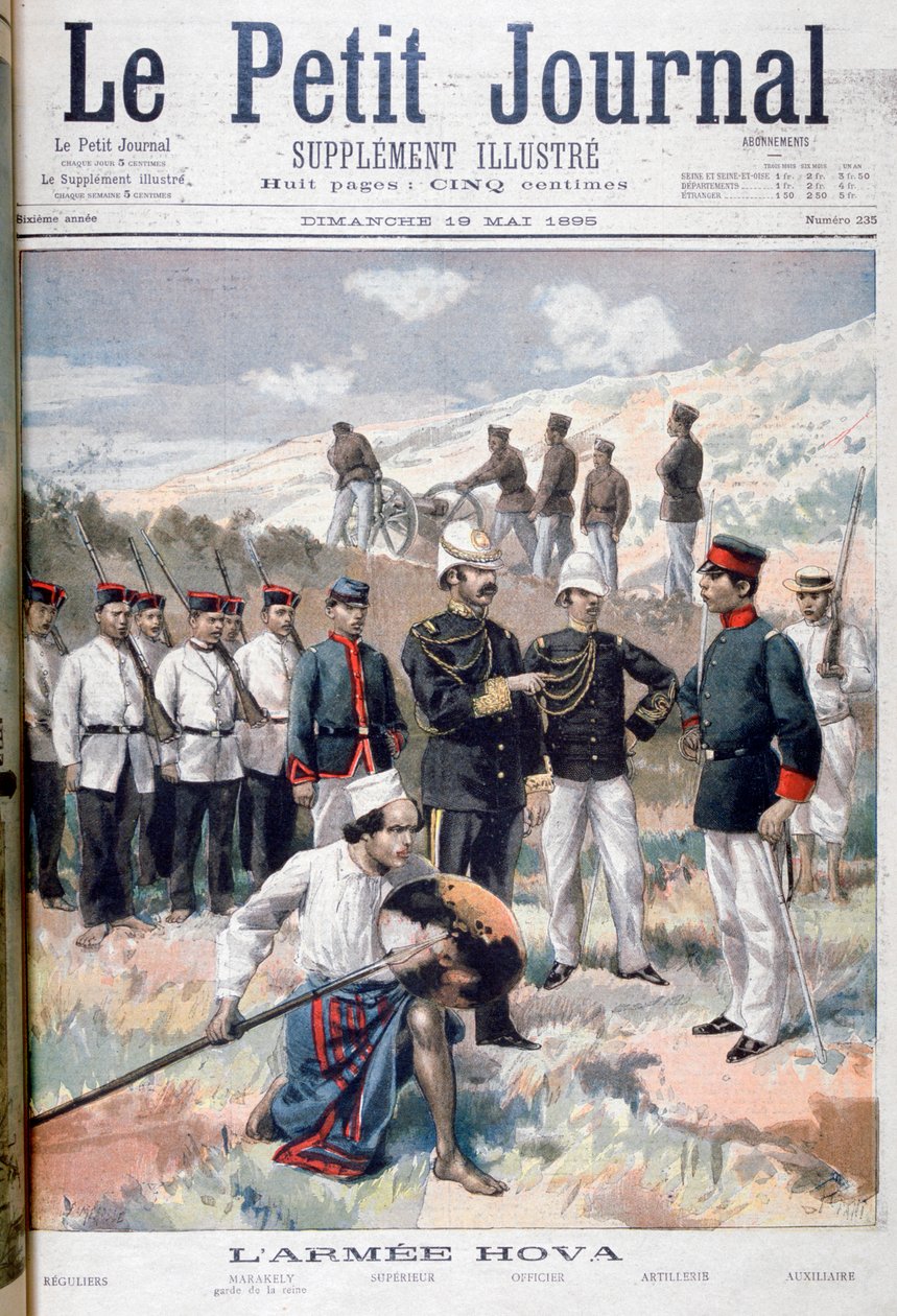 1895年，马达加斯加，霍瓦军 作者 福尔莫内
