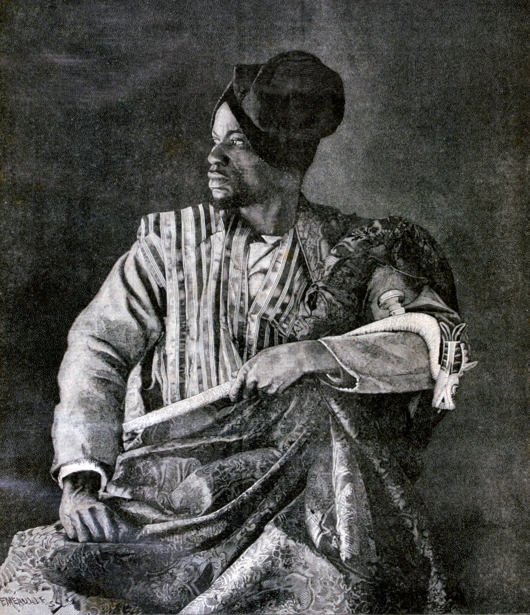 1893年，巴黎国王Behanzin的首席达荷美使节 作者 福尔莫内