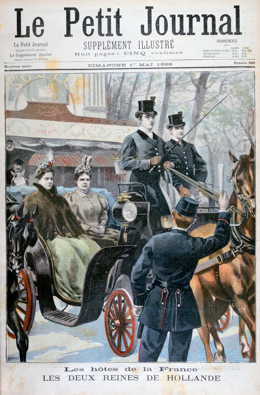 1898年，荷兰的两位皇后访问法国巴黎 作者 福尔莫内